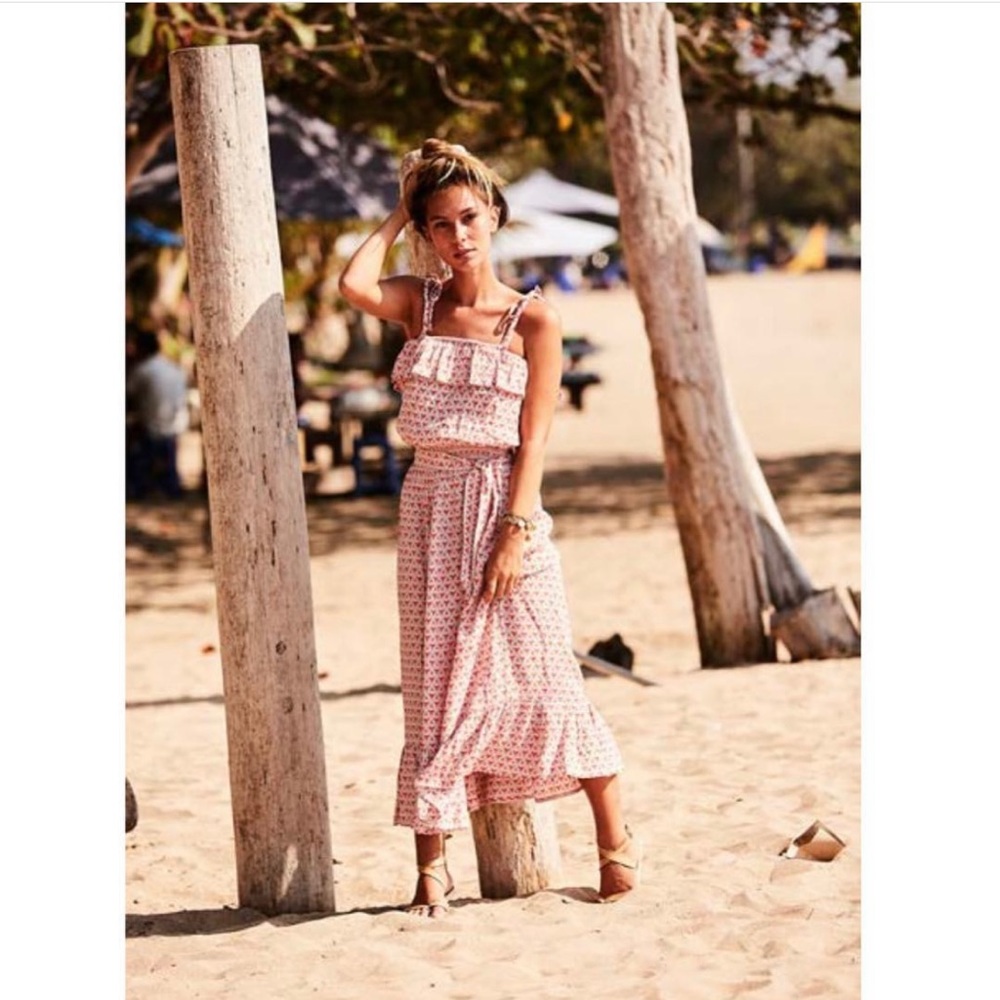 Anthropologie Paddo to Palmy Maxi Dress Vacation
